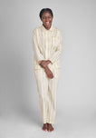 Bishop Pajama Set in Sand & Cream Stripe