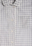 Bishop Pajama Set in Large Grey Gingham