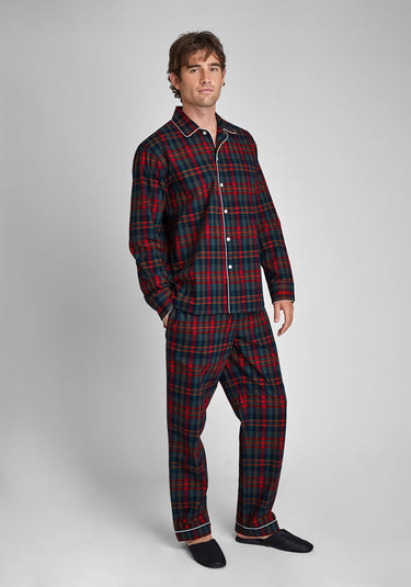 Henry Pajama Set in Berry Plaid Flannel
