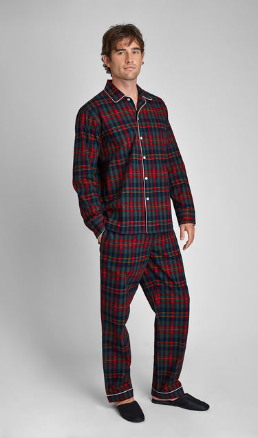 Henry Pajama Set in Berry Plaid Flannel
