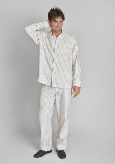 Henry Pajama Set in Twill Stripe