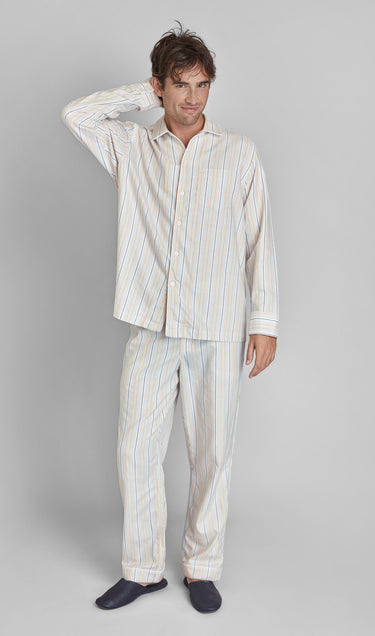 Henry Pajama Set in Twill Stripe