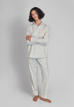 Henry Pajama Set in Twill Stripe