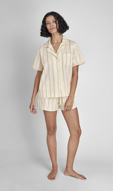 Corita Set in Sand & Cream Stripe