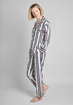 Marina Pajama Set in Nautical Regimental Stripe