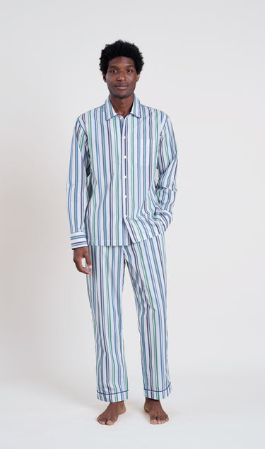 Henry Pajama Set in Ribbon Stripe