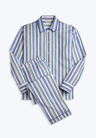 Henry Pajama Set in Ribbon Stripe
