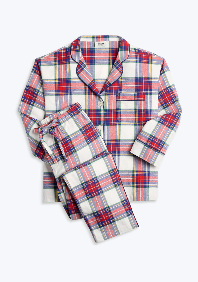 Marina Pajama Set in Cabin Plaid Flannel – Sleepy Jones