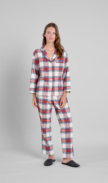 Marina Pajama Set in Cabin Plaid Flannel