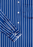 Sleepy Jones x goop Silk Georgia Kaftan in Tie Stripe