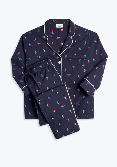 Marina Pajama Set in Skier Jacquard