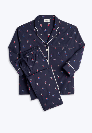 Marina Pajama Set in Skier Jacquard