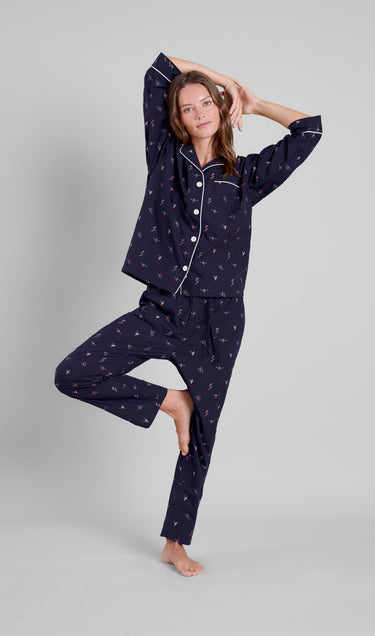 Marina Pajama Set in Skier Jacquard