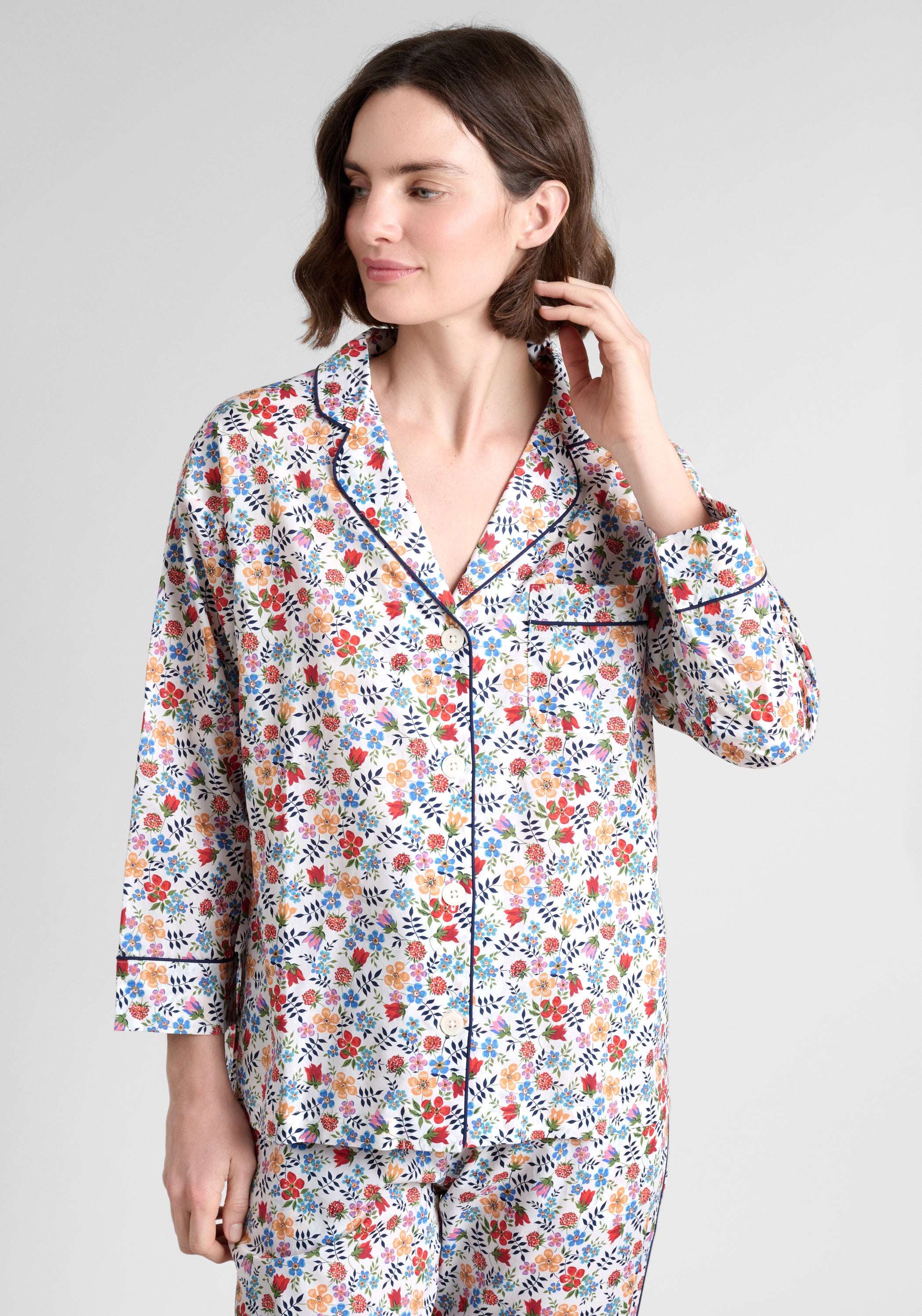 Liberty silk online pajamas