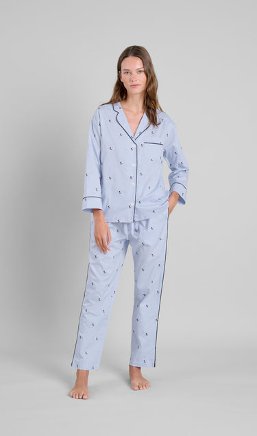 Marina Pajama Set in Black Sheep