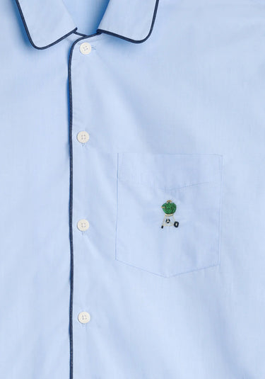 Collector's Edition Henry Pajama Set in Hand-Embroidered Weber Grill