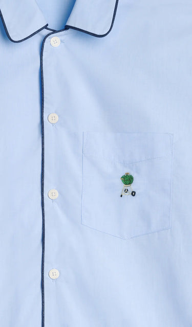 Collector's Edition Henry Pajama Set in Hand-Embroidered Weber Grill