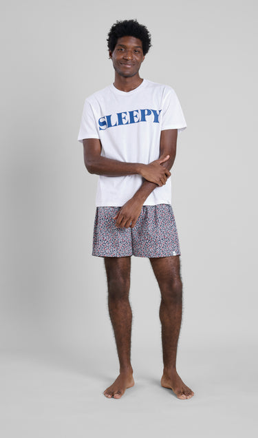 Gus Boxer in Bed of Roses Navy