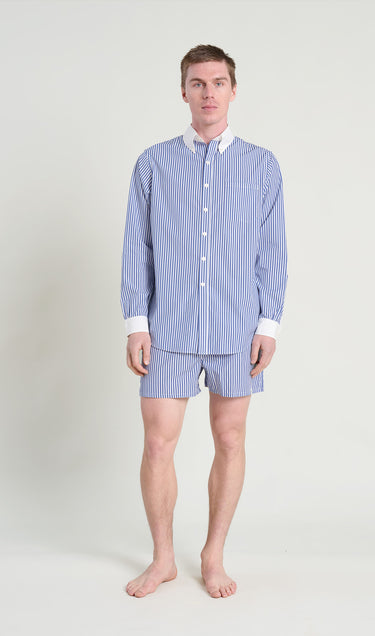 Penn Shirt in Colorblock Bengal Stripe