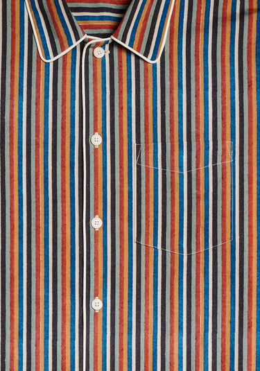 Henry Pajama Set in Woodblock Stripe