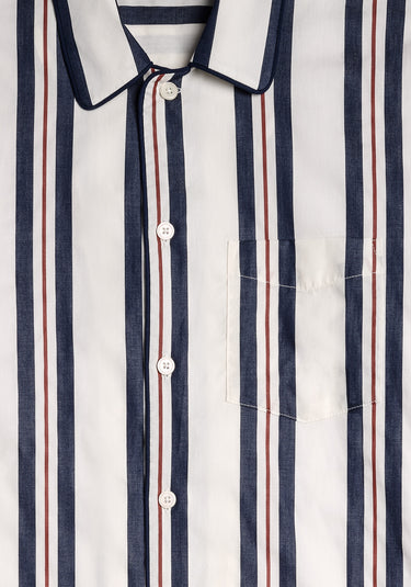 Henry Pajama Set in Nautical Regimental Stripe