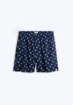 Gus Boxer in Navy Polka Dot