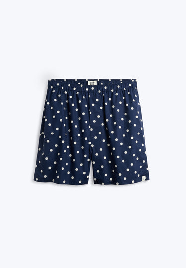 Gus Boxer in Navy Polka Dot