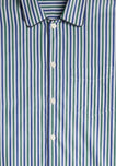 Henry Pajama Set in Green & Blue Multistripe