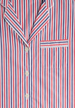 Marina Pajama Set in Red & Blue Multistripe