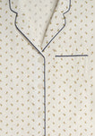 Marina Pajama Set in Yellow & Plum Paisley