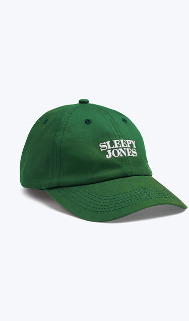 Sleepy Jones Logo Baseball Hat in Green