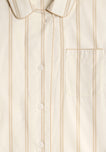 Bishop Pajama Set in Sand & Cream Stripe