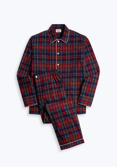 Henry Pajama Set in Berry Plaid Flannel