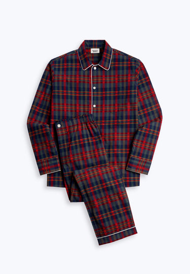Henry Pajama Set in Berry Plaid Flannel