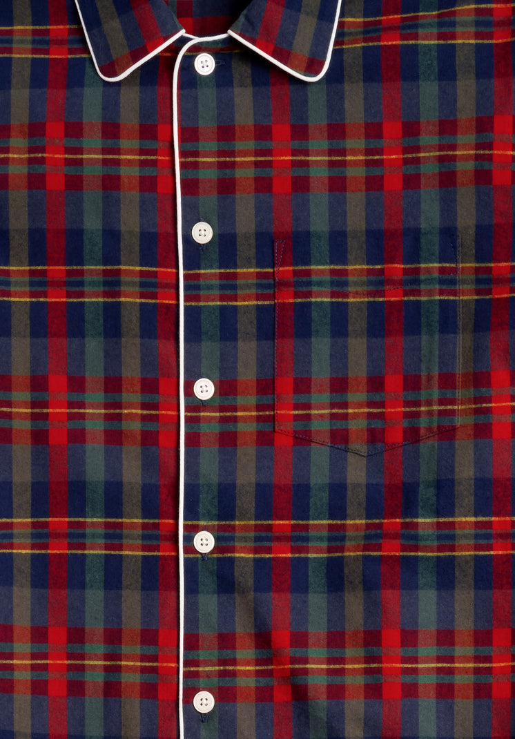 Henry Pajama Set in Berry Plaid Flannel