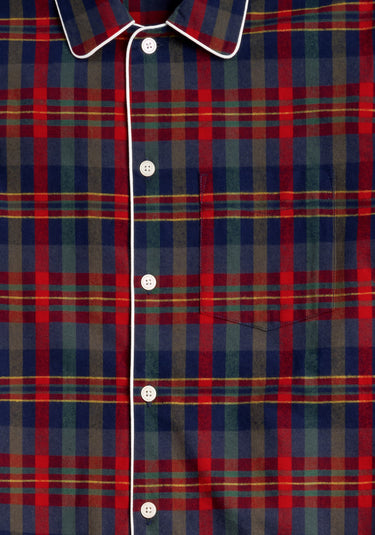 Henry Pajama Set in Berry Plaid Flannel
