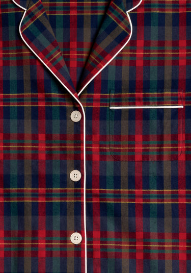 Marina Pajama Set in Berry Plaid Flannel