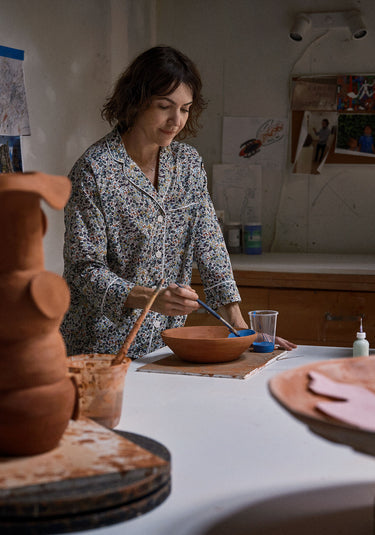 Marina Pajama Set in Liberty Wiltshire Berries