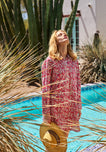 Elsa Night Shirt in Liberty Wiltshire Berries Red