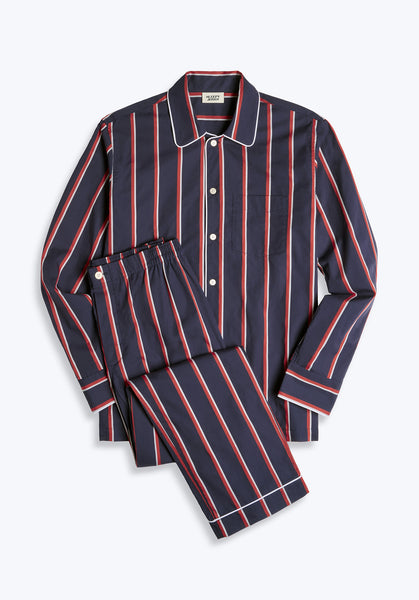 [teket] / ☆ 24FW Pajama Stripe Sweater / Navy SleepyJones_SS24-MS001-F1495-