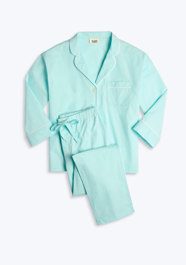 Marina Pajama Set in Bonaire Blue