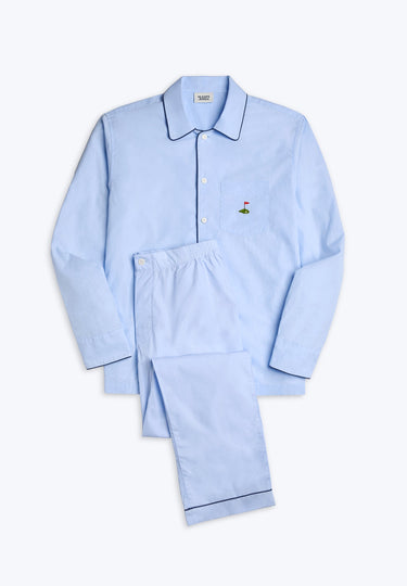 Collector's Edition Henry Pajama Set in Hand-Embroidered Golf Flag