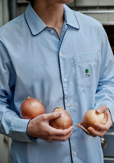 Collector's Edition Henry Pajama Set in Hand-Embroidered Weber Grill