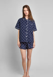 Corita Set in Navy Polka Dot