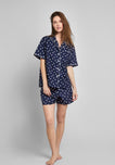 Corita Set in Navy Polka Dot