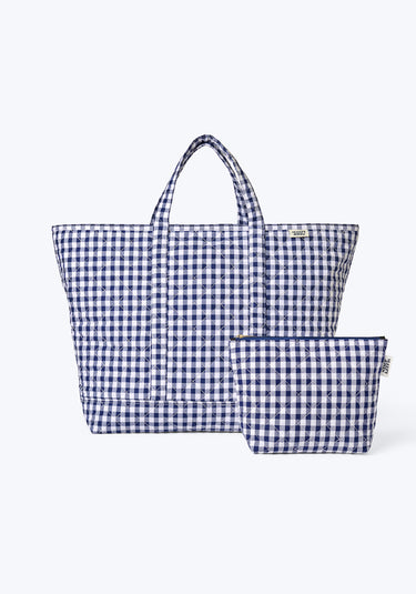 Weekender Bag in Quilted Gingham