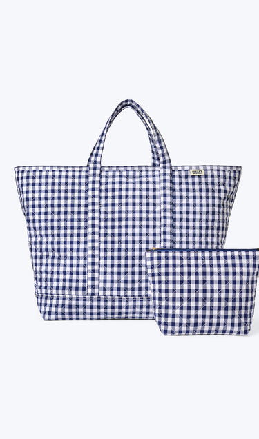 Weekender Bag in Quilted Gingham