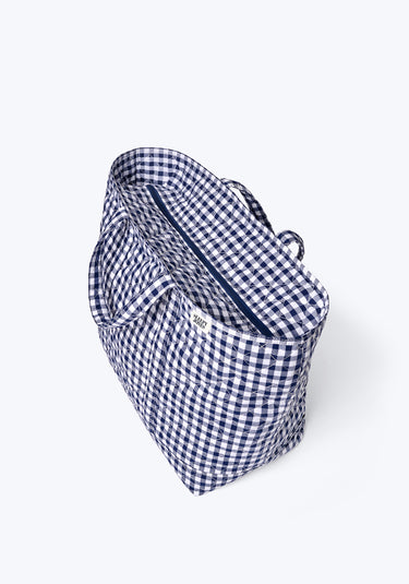 Weekender Bag in Quilted Gingham