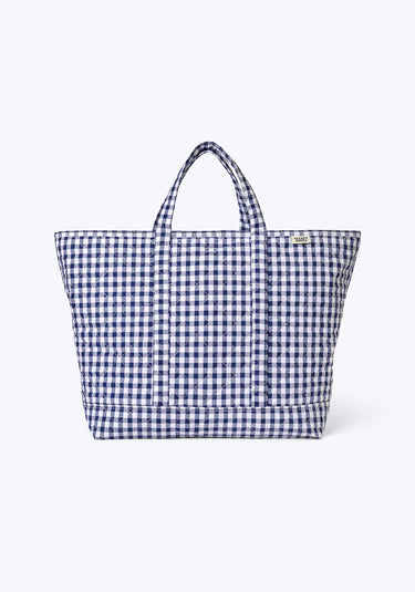 Weekender Bag in Quilted Gingham