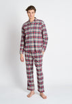 Henry Pajama Set in Flannel Taffeta Plaid
